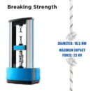 Todi Mills 10.5MM Static Rope Polyamide Nylon Climbing Rope High Strength Outdoor Rope for Rock Climbing Hiking Camping Swing 23KN Breaking Strength