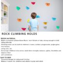 White Tech Premium Rock Climbing Holds Crimp (10 Pack) Climbing Holds for Indoor and Outdoor Play Set for Kids, Adult Easy to Install, Wall/Wood Long Lasting Crimp Grips