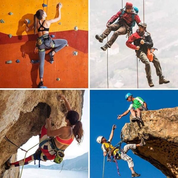 IBS Climbing Safety Harness Belt Seat Belts for Tree Climbing Outdoor Training Caving Rock Climbing Rappelling and Fall Protection, Climbing, and Industrial Use for Women Man - Image 6
