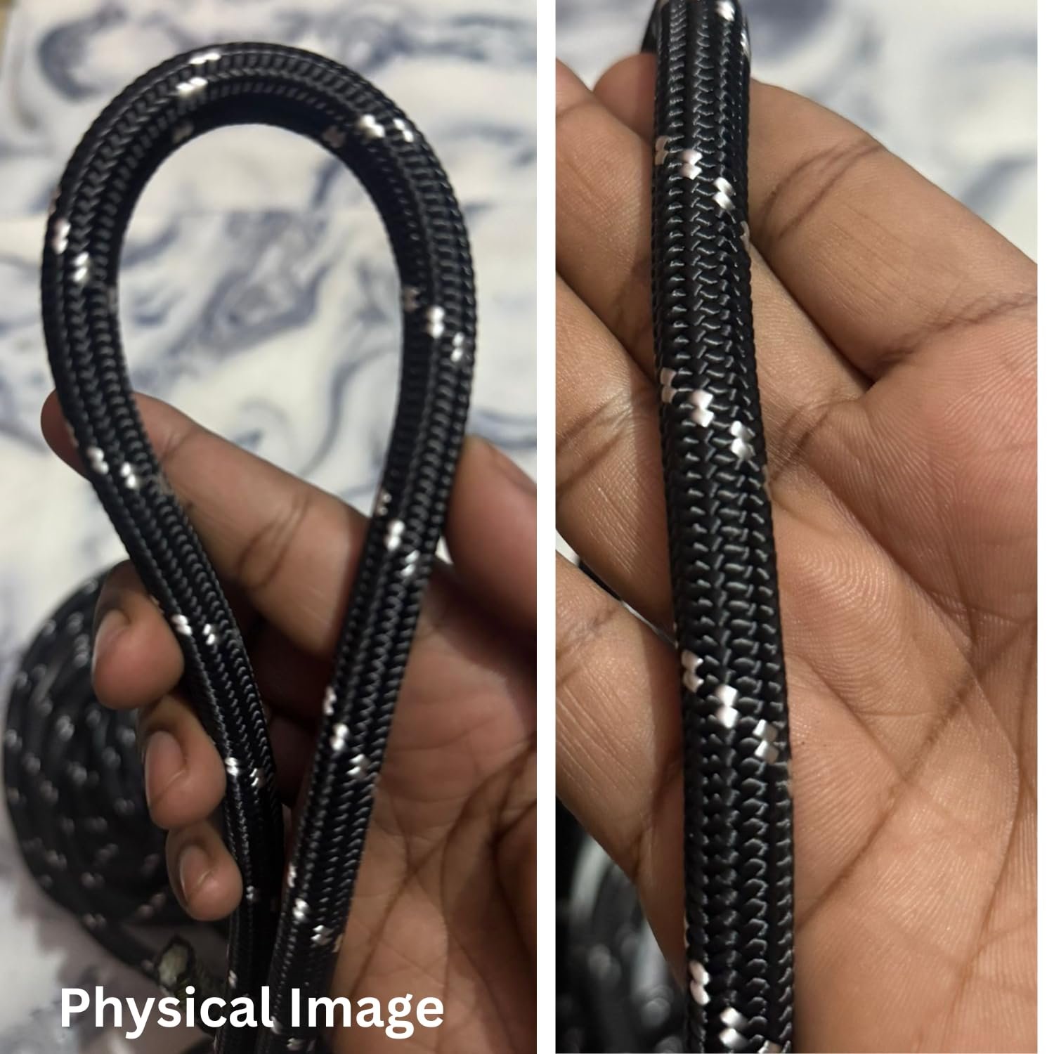 White Tech Static Climbing Rope 10.5mm 100 Mtr Multipurpose Rope (Black) - Image 6