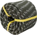 White Tech Static Climbing Rope (10.5mm 100 Mtr) Nylon 23 KN Breaking High Strength Industrial Safety Rope, Hiking Climbing Fire Escape Rappelling Construction Climbing Rope