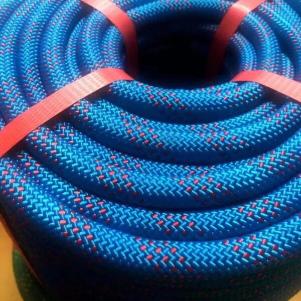 White Tech 12mm 100 Mtr Static Climbing Rope - Heavy Duty Climbing Rope 24KN Breaking Strength Ideal for Mountaineering & Rock Climbing, Rappelling Rope, Rescue and Safety Construction