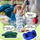 White Tech 48 Packs Rock Climbing Holds for Kids &Adults, Indoor & Outdoor Rock Climbing Kit,Climbing Rock Wall Grips with Mounting Hardware Playground Set Ninja Tree Climbing (Pack of 48 with Kit)