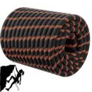 【28kN High Strength Static Climbing Rope】Shyama Industries 12mm Static Climbing Rope is built for professional performance with an impressive 28kN breaking strength. Its high load-bearing capacity ensures maximum safety and reliability for rappelling, rescue, industrial work, tree climbing, mountaineering, and rope access applications. 【Premium Double Braided Nylon Construction】Made with a Heavy-Duty Double Braided High-Strength Nylon Outer Sheath and a 19×3 Strand Nylon Polyamide Inner Core, this rope delivers outstanding durability, superior abrasion resistance, excellent flexibility, and dependable long-term performance in demanding environments. 【Low Stretch Static Rope for Maximum Control】Designed with minimal elongation for enhanced precision and stability during climbing and descending. The low-stretch static construction reduces rope movement, making it ideal for rappelling, rescue operations, tower work, industrial maintenance, caving, and rope access. 【Superior Wear & Weather Resistance】Manufactured using premium-quality nylon fibers, the rope offers exceptional resistance against abrasion, UV rays, moisture, friction, dirt, and harsh weather conditions. Heat-sealed rope ends help prevent fraying and increase the overall service life. Comfortable Grip & Easy Knot Handling】The smooth double-braided surface provides a secure grip while allowing effortless knot tying and handling. The rope maintains excellent flexibility without compromising strength, making it suitable for both professionals and outdoor adventure enthusiasts. 【Available in 50M & 100M Lengths】Available in 50 Meter and 100 Meter options to suit different applications. Perfect for rock climbing, rappelling, tree climbing, rescue operations, industrial safety, mountaineering, camping, hiking, emergency escape, utility work, and outdoor adventure activities. 【Trusted Quality by Shyama Industries】Engineered for strength, durability, and dependable performance, Shyama Industries Static Climbing Rope is designed to meet the needs of professionals and adventure users. Whether for industrial work, rescue missions, arborist tasks, training, or recreational climbing, this rope delivers confidence, safety, and long-lasting reliability.