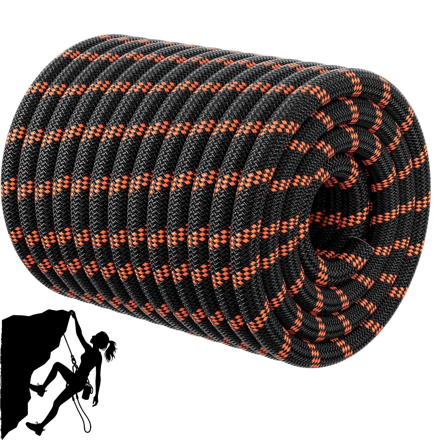 【28kN High Strength Static Climbing Rope】Shyama Industries 12mm Static Climbing Rope is built for professional performance with an impressive 28kN breaking strength. Its high load-bearing capacity ensures maximum safety and reliability for rappelling, rescue, industrial work, tree climbing, mountaineering, and rope access applications. 【Premium Double Braided Nylon Construction】Made with a Heavy-Duty Double Braided High-Strength Nylon Outer Sheath and a 19×3 Strand Nylon Polyamide Inner Core, this rope delivers outstanding durability, superior abrasion resistance, excellent flexibility, and dependable long-term performance in demanding environments. 【Low Stretch Static Rope for Maximum Control】Designed with minimal elongation for enhanced precision and stability during climbing and descending. The low-stretch static construction reduces rope movement, making it ideal for rappelling, rescue operations, tower work, industrial maintenance, caving, and rope access. 【Superior Wear & Weather Resistance】Manufactured using premium-quality nylon fibers, the rope offers exceptional resistance against abrasion, UV rays, moisture, friction, dirt, and harsh weather conditions. Heat-sealed rope ends help prevent fraying and increase the overall service life. Comfortable Grip & Easy Knot Handling】The smooth double-braided surface provides a secure grip while allowing effortless knot tying and handling. The rope maintains excellent flexibility without compromising strength, making it suitable for both professionals and outdoor adventure enthusiasts. 【Available in 50M & 100M Lengths】Available in 50 Meter and 100 Meter options to suit different applications. Perfect for rock climbing, rappelling, tree climbing, rescue operations, industrial safety, mountaineering, camping, hiking, emergency escape, utility work, and outdoor adventure activities. 【Trusted Quality by Shyama Industries】Engineered for strength, durability, and dependable performance, Shyama Industries Static Climbing Rope is designed to meet the needs of professionals and adventure users. Whether for industrial work, rescue missions, arborist tasks, training, or recreational climbing, this rope delivers confidence, safety, and long-lasting reliability.