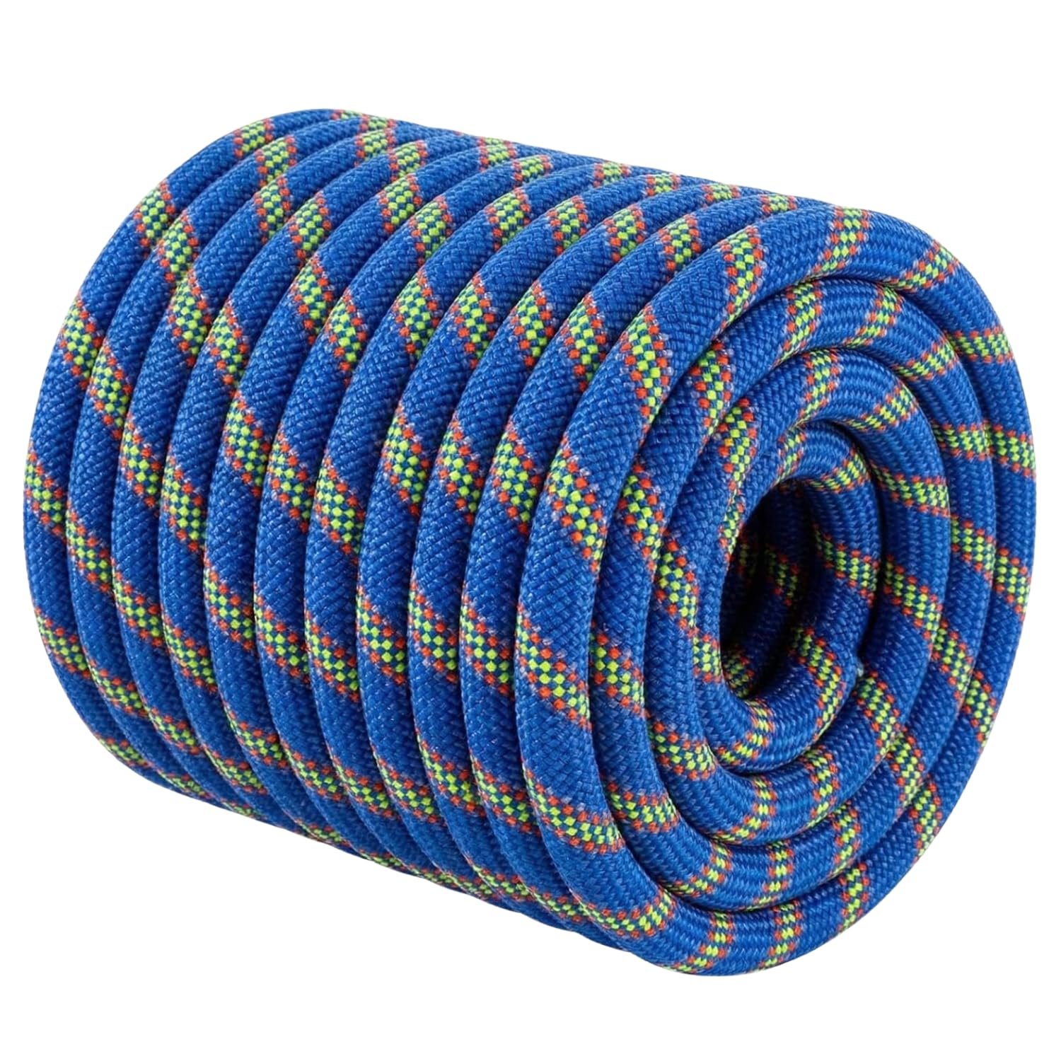 【23kN High Strength Static Climbing Rope】Shyama Industries 10.5mm Static Climbing Rope is built for professional performance with an impressive 23kN breaking strength. Its high load-bearing capacity ensures maximum safety and reliability for rappelling, rescue, industrial work, tree climbing, mountaineering, and rope access applications. 【Premium Double Braided Nylon Construction】Made with a Heavy-Duty Double Braided High-Strength Polyester Outer Sheath and a 10×3 Strand Nylon Polyamide Inner Core, this rope delivers outstanding durability, superior abrasion resistance, excellent flexibility, and dependable long-term performance in demanding environments. 【Low Stretch Static Rope for Maximum Control】Designed with minimal elongation for enhanced precision and stability during climbing and descending. The low-stretch static construction reduces rope movement, making it ideal for rappelling, rescue operations, tower work, industrial maintenance, caving, and rope access. 【Superior Wear & Weather Resistance】Manufactured using premium-quality nylon fibers, the rope offers exceptional resistance against abrasion, UV rays, moisture, friction, dirt, and harsh weather conditions. Heat-sealed rope ends help prevent fraying and increase the overall service life. 【Comfortable Grip & Easy Knot Handling】The smooth double-braided surface provides a secure grip while allowing effortless knot tying and handling. The rope maintains excellent flexibility without compromising strength, making it suitable for both professionals and outdoor adventure enthusiasts. 【Available in 50M & 100M Lengths】Available in 50 Meter and 100 Meter options to suit different applications. Perfect for rock climbing, rappelling, tree climbing, rescue operations, industrial safety, mountaineering, camping, hiking, emergency escape, utility work, and outdoor adventure activities. 【Trusted Quality by Shyama Industries】Engineered for strength, durability, and dependable performance, Shyama Industries Static Climbing Rope is designed to meet the needs of professionals and adventure users. Whether for industrial work, rescue missions, arborist tasks, training, or recreational climbing, this rope delivers confidence, safety, and long-lasting reliability.