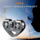 IBS Tendom Pulley Zipline Pulley 30KN Trolley Rescue Double Pulley | Heavy-Duty Aluminium Alloy