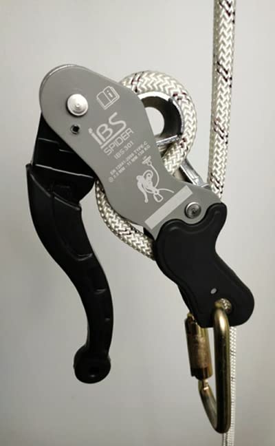 IBS Double Stop Descender with Autolock Carabiner and Double Self Braking System - Image 3