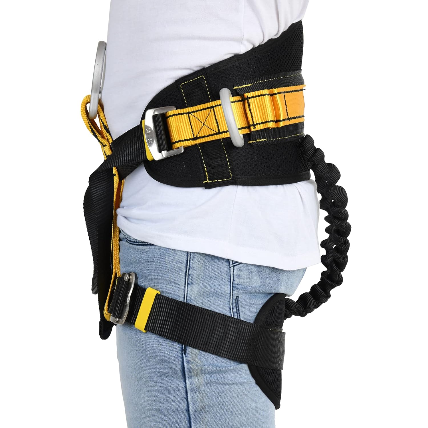 IBS Adjustable Half Body Industrial Safety Harness Belt For Construction Height Ideal For Climbing, Fall Protection - Image 3