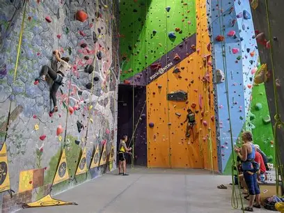 White Tech Climbing Wall Setup