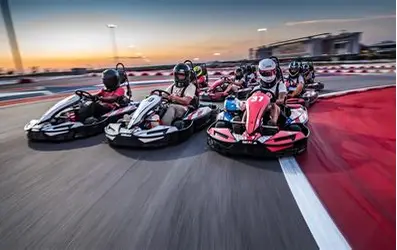 White Tech Go Kart Track Setup