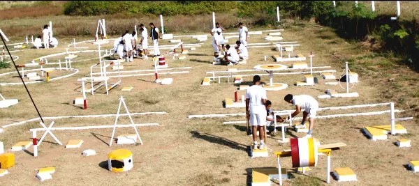 White Tech Adventure Obstacle Course