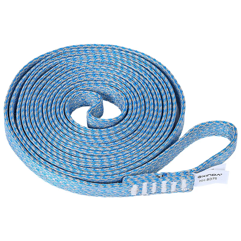Xinda Climbing Dyneema® Sling – Safety Rope Anchor Loop, Wear-Resistant Fixed Protection Point, Quickdraw Connection Sling, Fall Protection Equipment