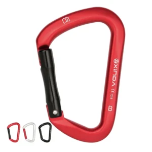 XINDA Outdoor Large D-Shaped Carabiner – Straight Gate Main Lock for Climbing, Mountaineering, and Safety Gear