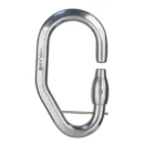 Xinda Stainless Steel Main Carabiner for Jungle Crossing, Via Ferrata, Expansion Training, Tree Adventure — Continuous Protection, Non-Detachable